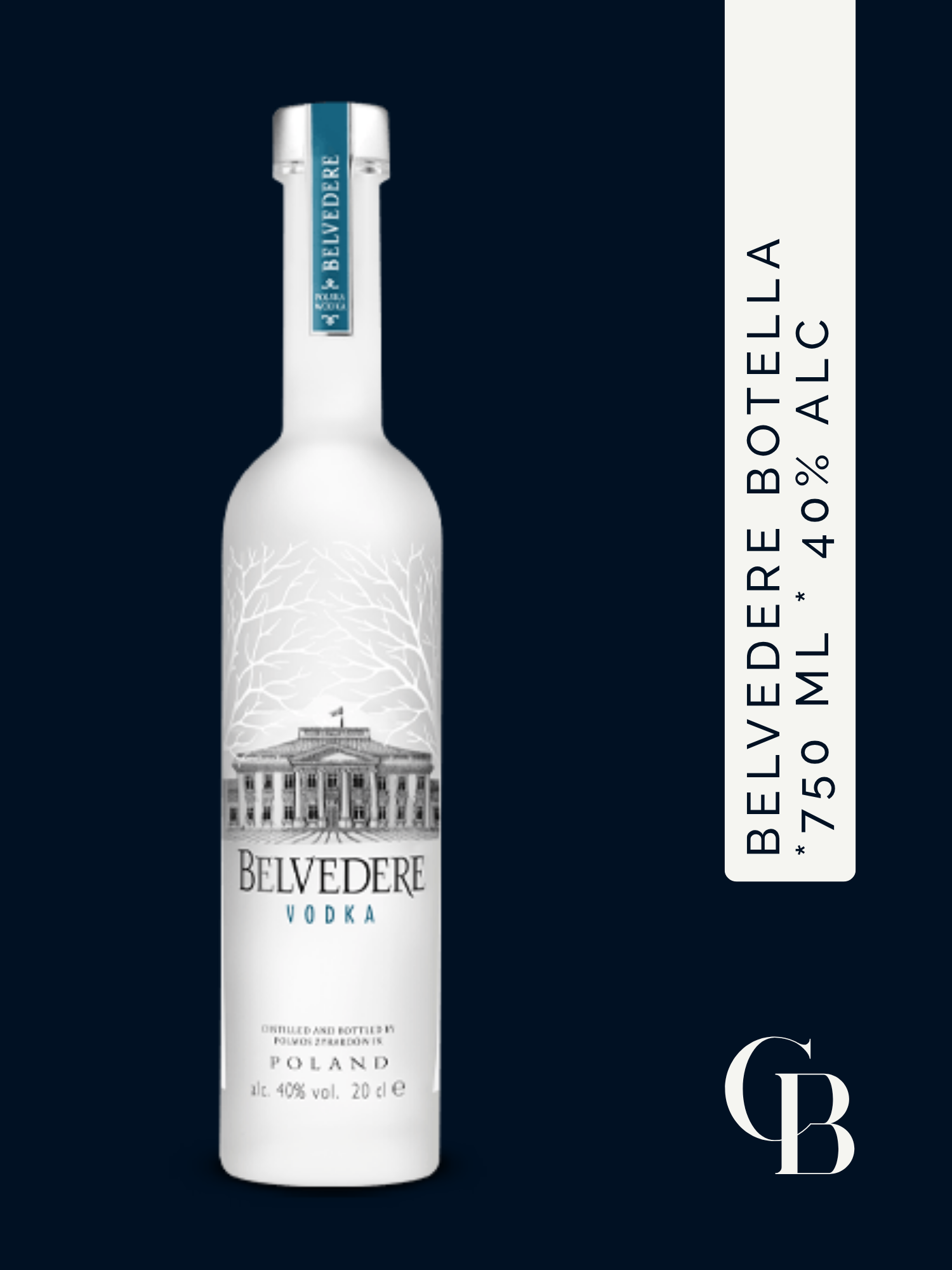 Belvedere Botella 750 Ml  40% Alc