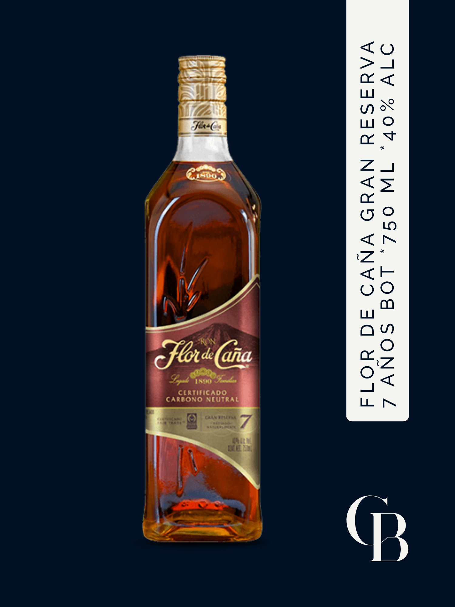 Flor De Caña Gran Reserva 7 Años Bot 750 Ml 40% Alc