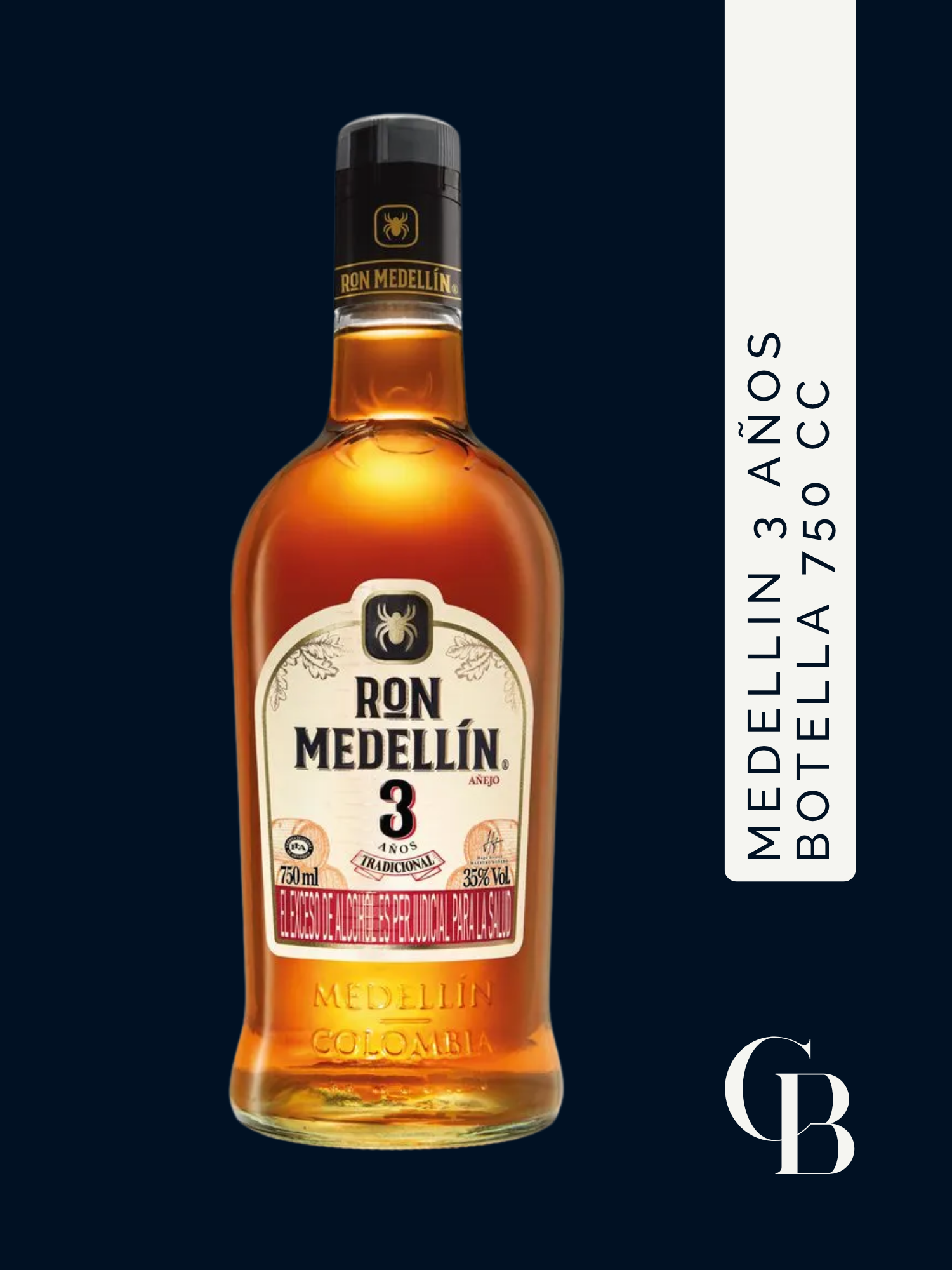 Medellin 3 Años Botella 750 Cc