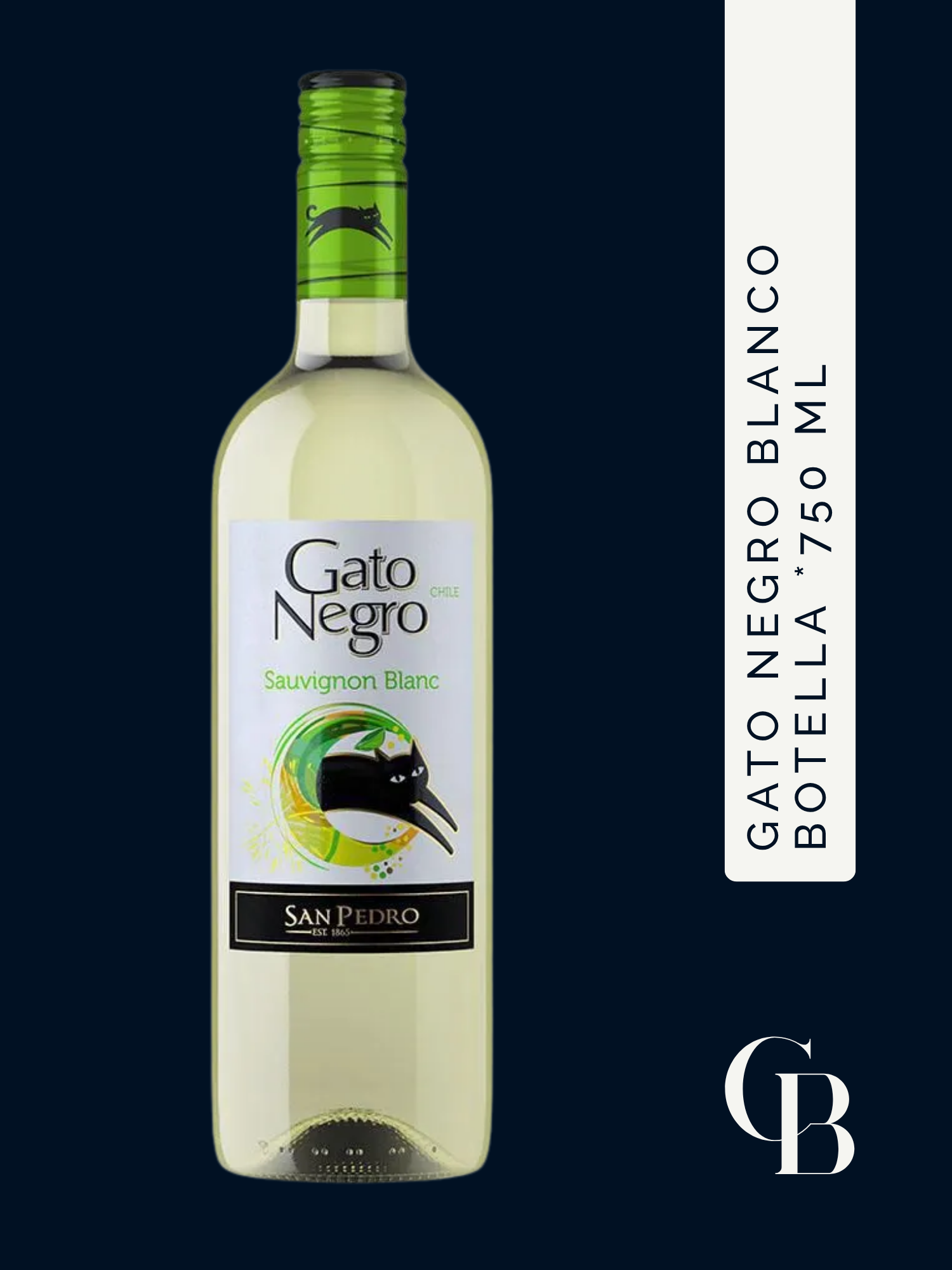 Gato Negro Blanco Botella 750 Ml