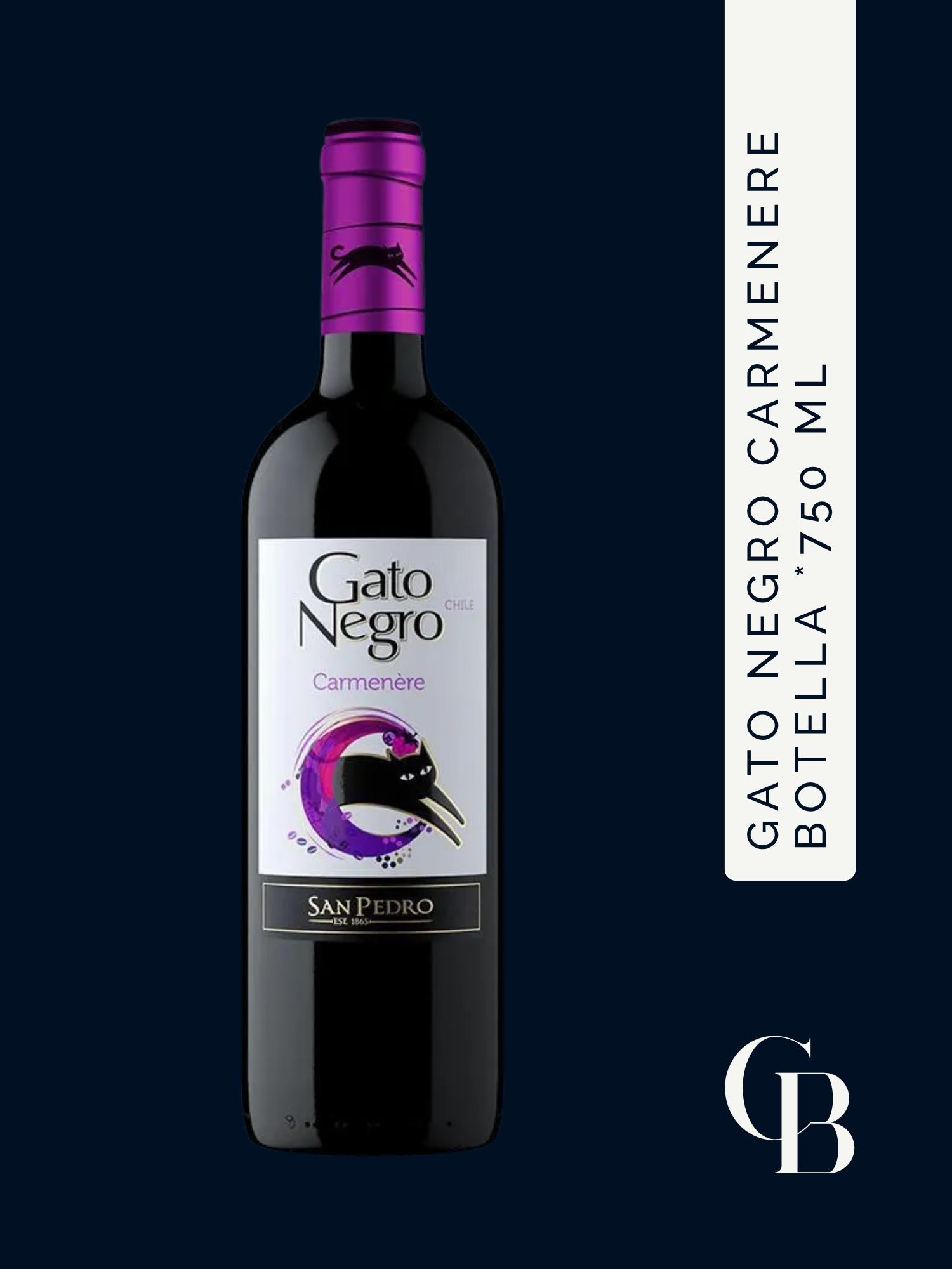 Gato Negro Carmenere Botella 750 Ml