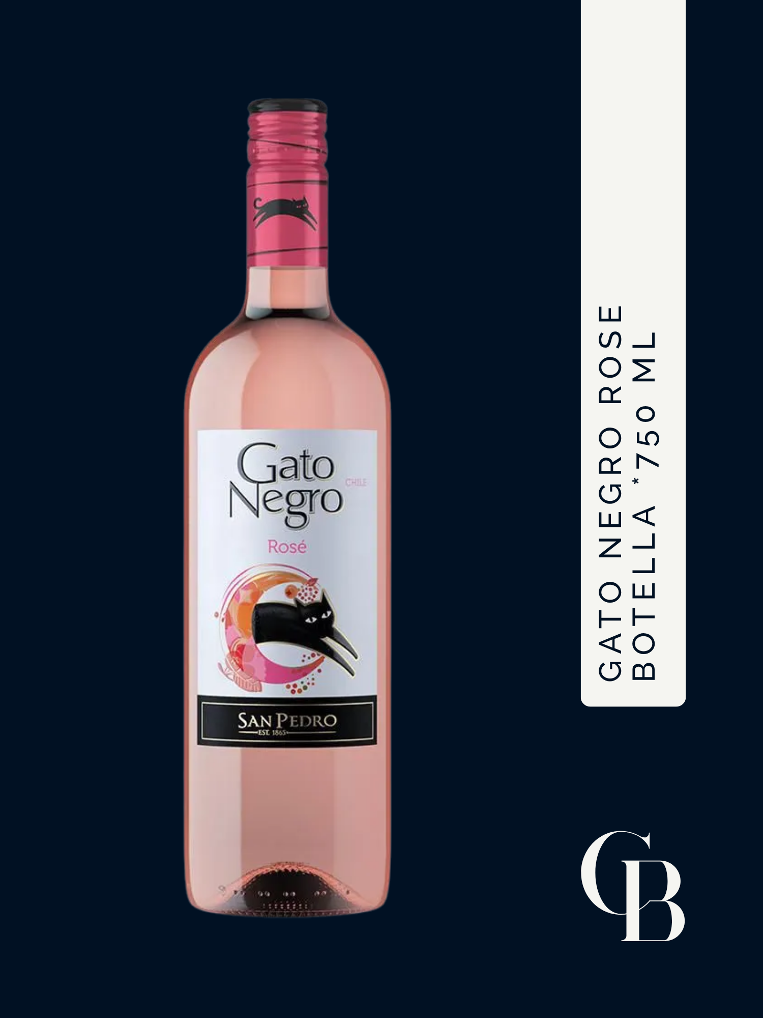 Gato Negro Rose Botella 750 Ml