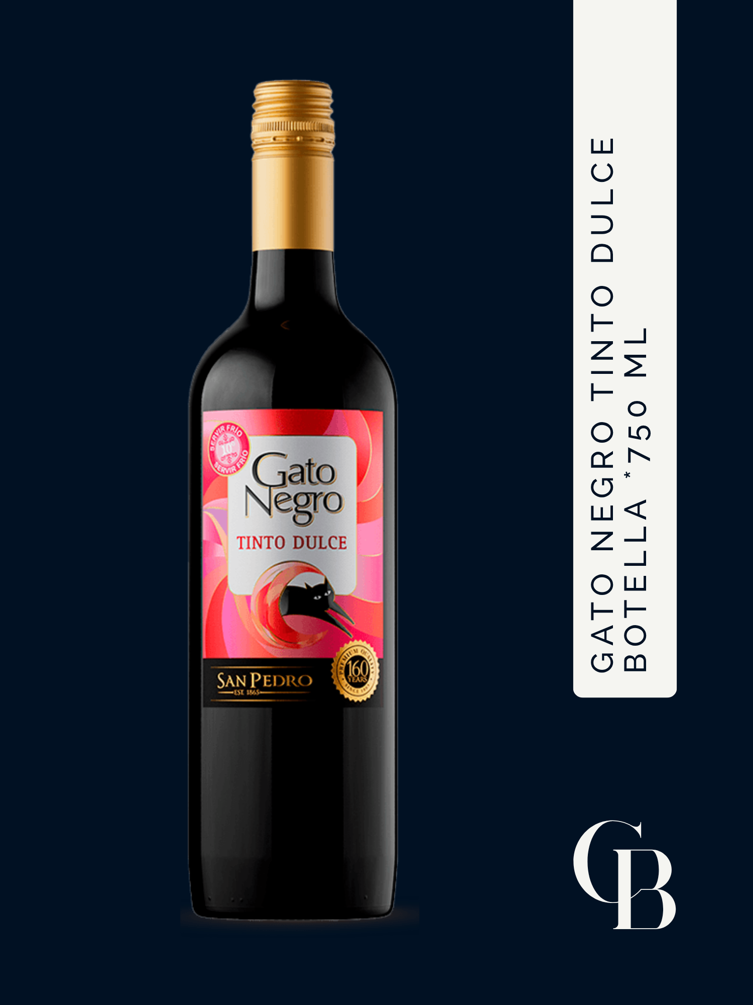 Gato Negro Tinto Dulce Botella 750 Ml