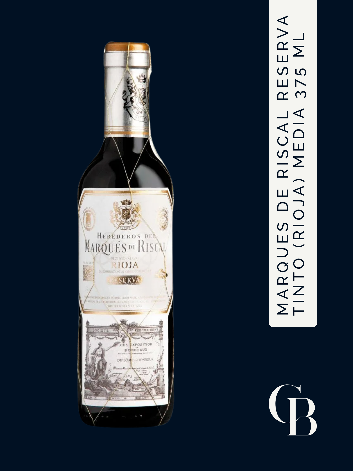 Marques De Riscal Reserva Tinto (Rioja) Media 375 Ml