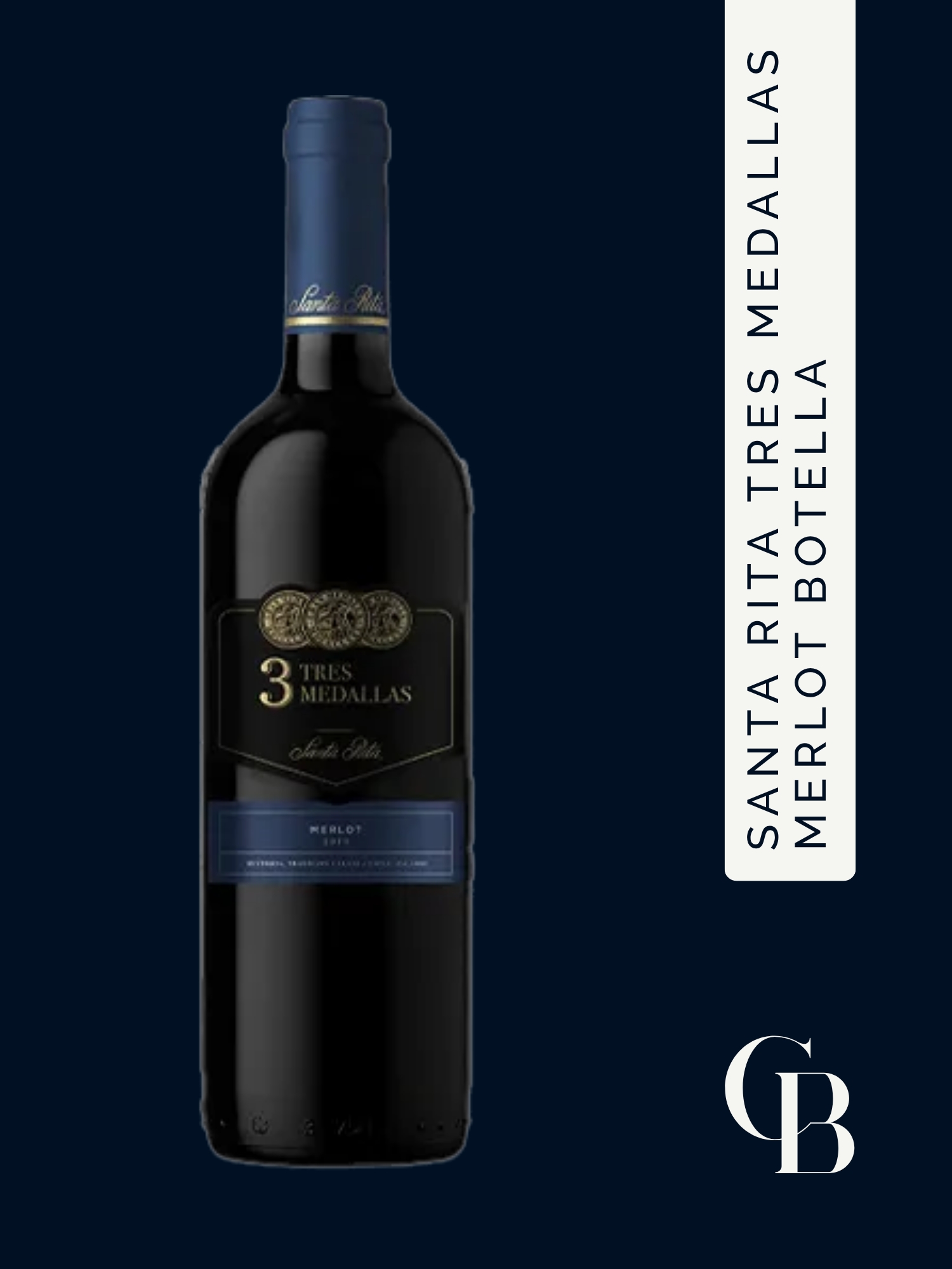Santa Rita Tres Medallas Merlot Botella
