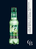 Like Sabor A Vodka Y Manzana Verde Botella 300Ml 4%