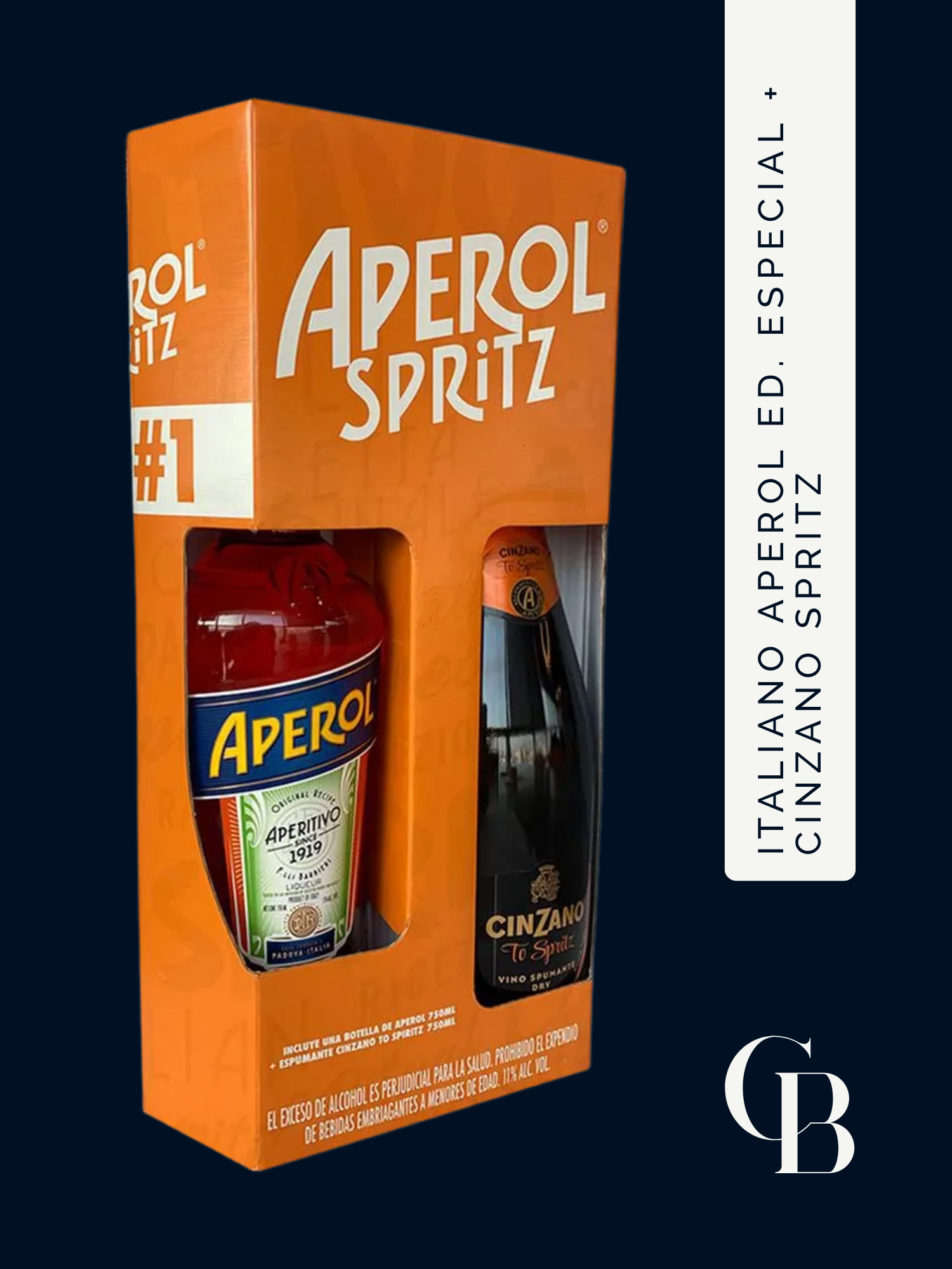 Italiano Aperol Ed. Especial + Cinzano Spritz
