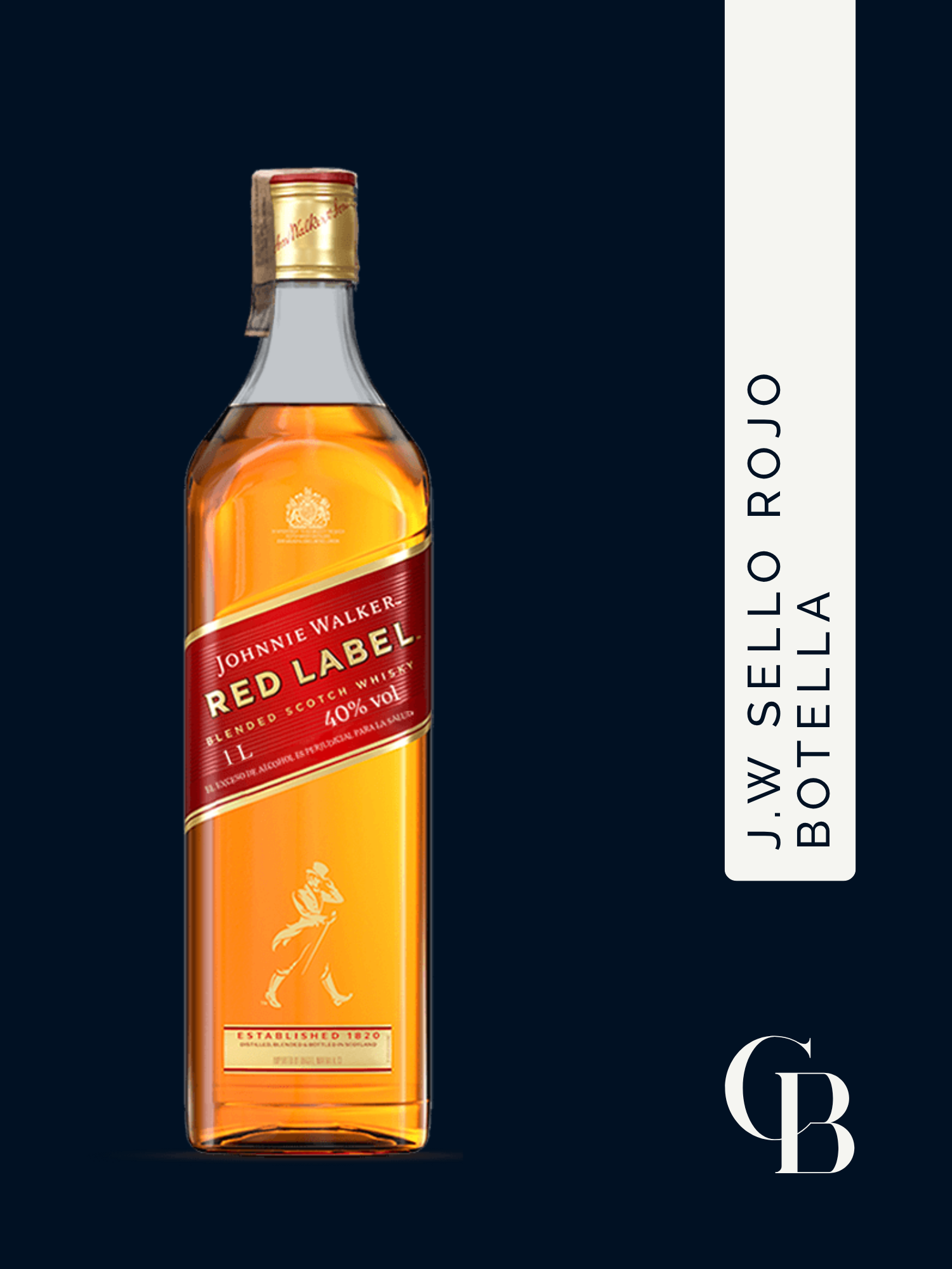 J.W Sello Rojo Botella
