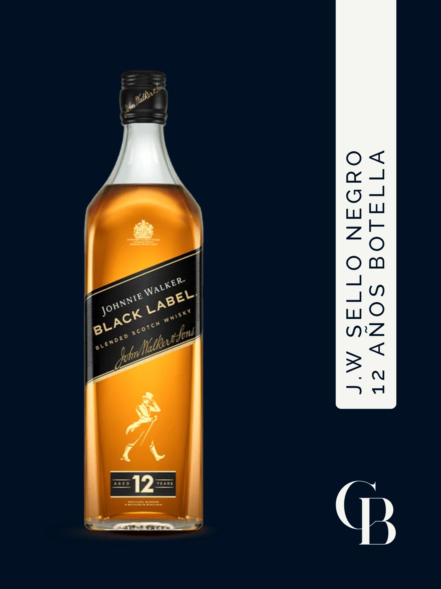 J.W Sello Negro 12 Años Botella