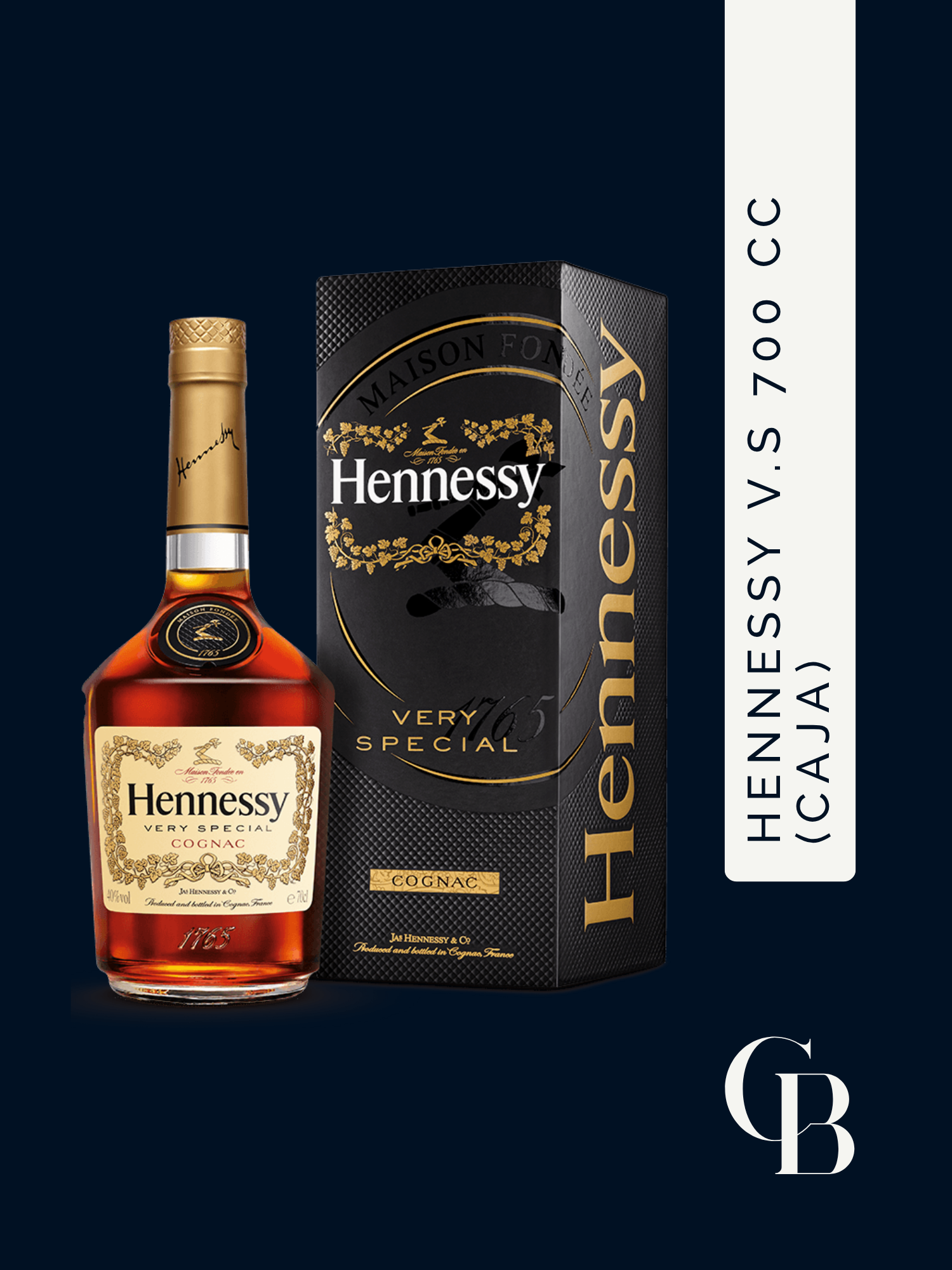Hennessy V.S 700 Cc (Caja)