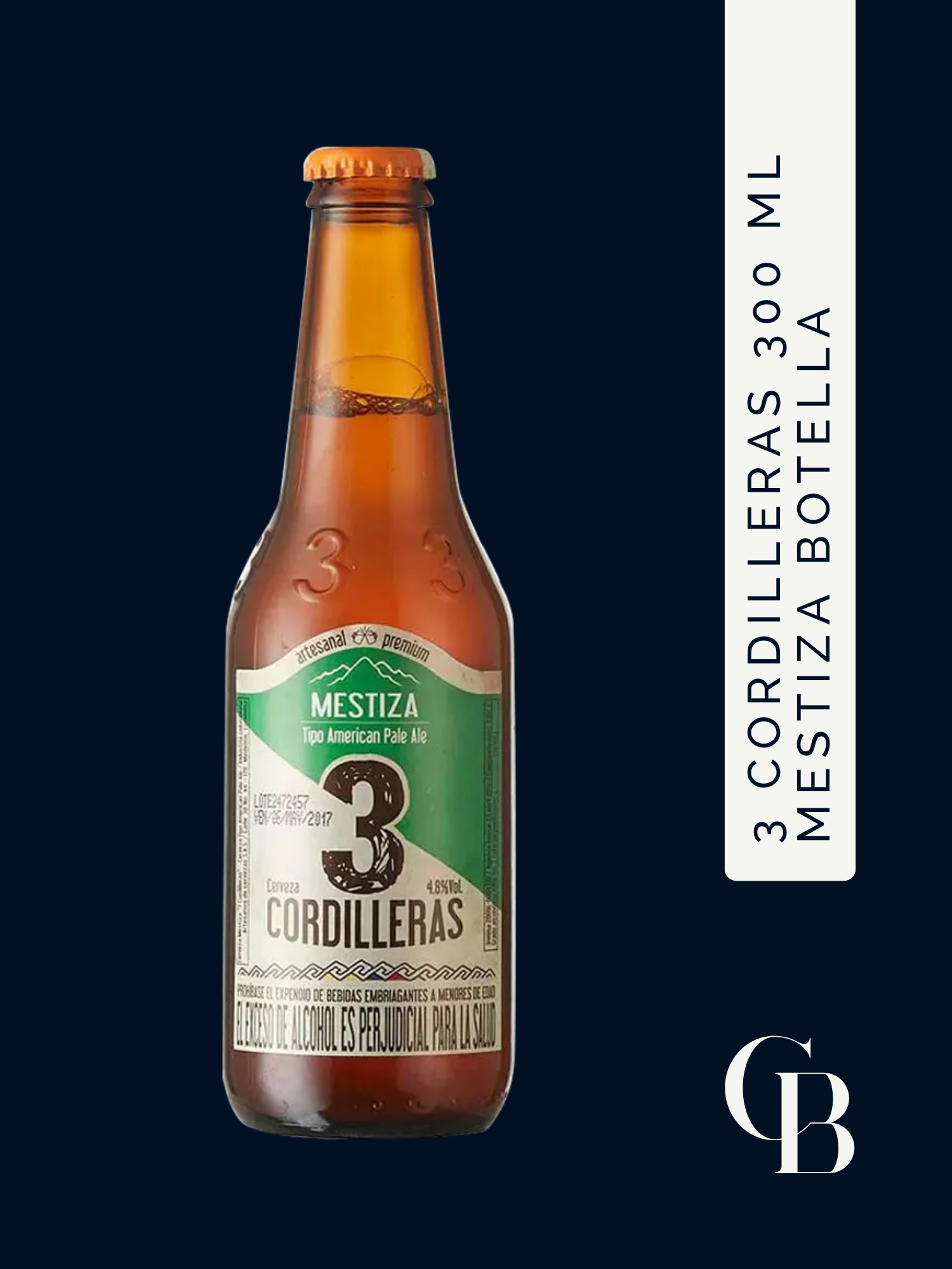 3 Cordilleras 300 Ml Mestiza Botella