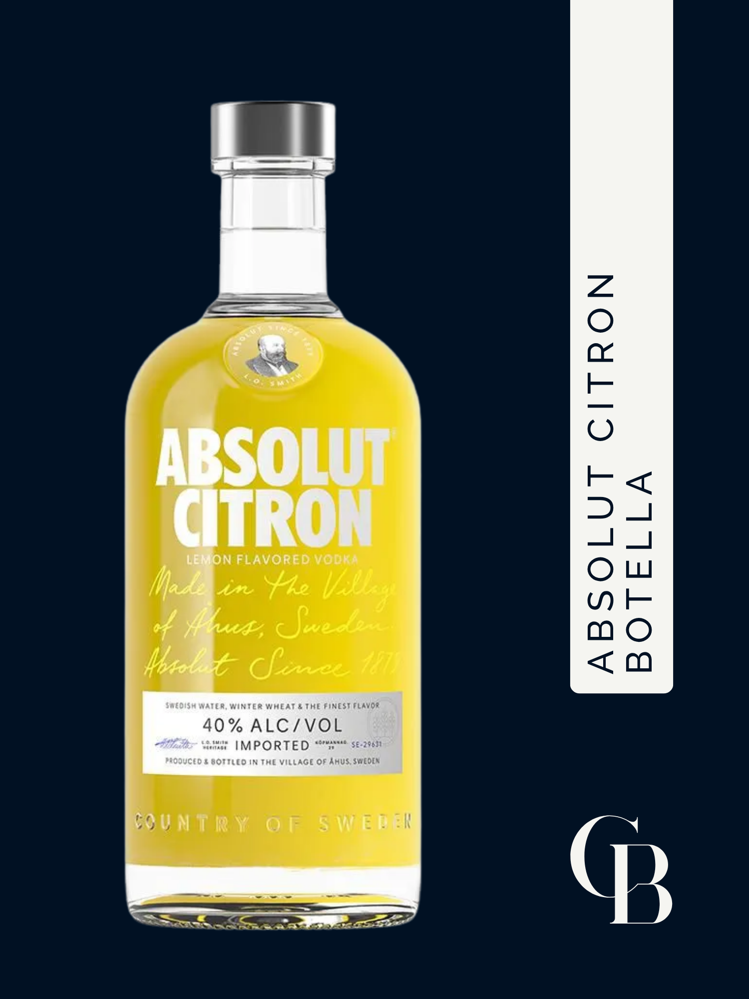 Absolut Citron Botella