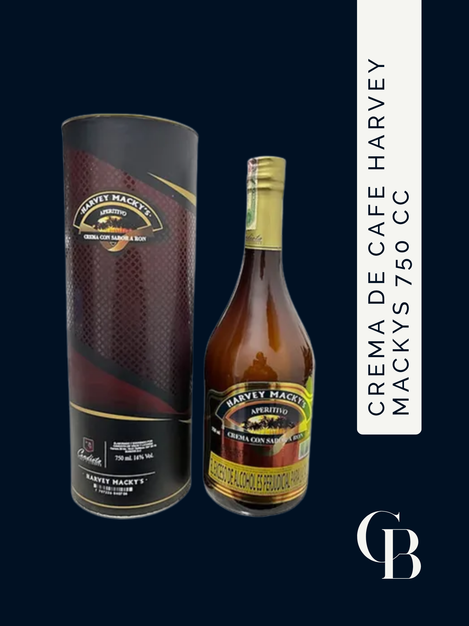 Crema De Cafe Harvey Mackys 750 Cc
