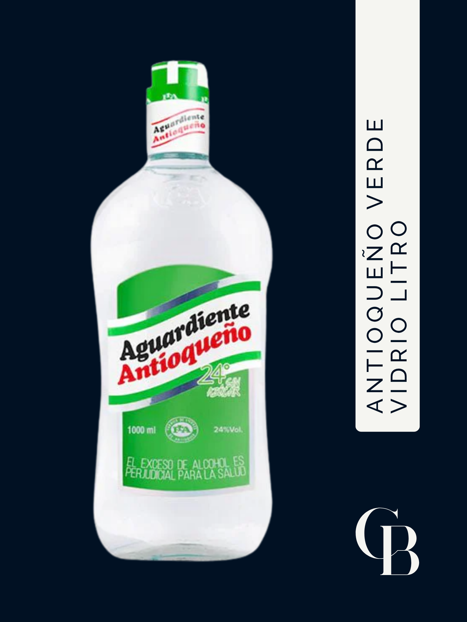Antioqueño Verde Vidrio Litro